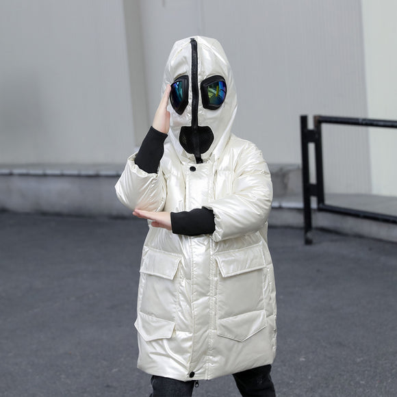 Chaqueta Acolchada Ultraman para Niños Grandes con Doble Cierre
