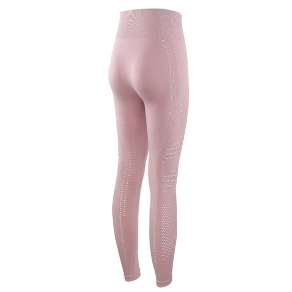 Pantalones de yoga transpirables de secado rápido y ajuste elástico