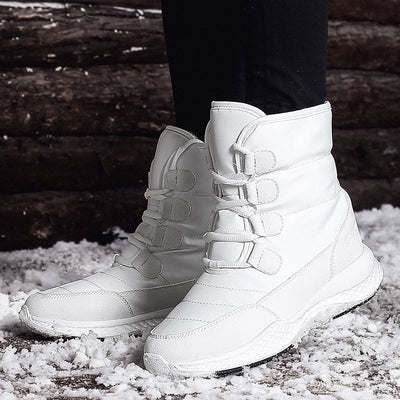 Botas de Nieve Largas en Terciopelo para Mujer Talla Grande - Image 2