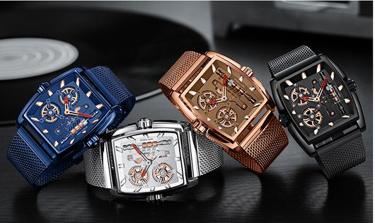 Reloj para Hombre con Malla Tipo Barril y Protección Anti-Milan - Image 5