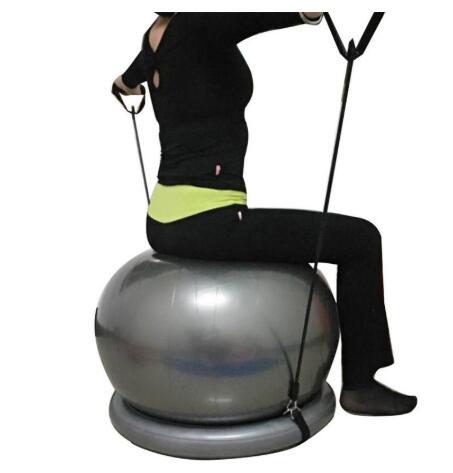 Pelota de Yoga Antiexplosión con Base Fija