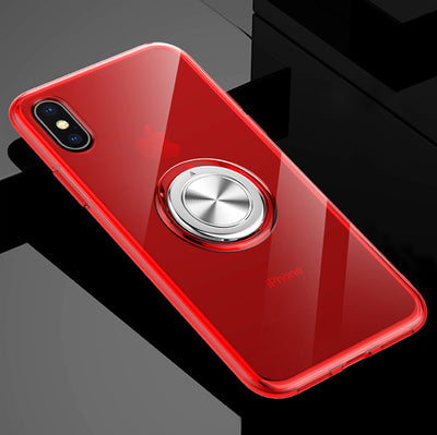 Funda Transparente con Anillo Magnético para iPhone - Soporte Adhesivo Compatible - Image 7