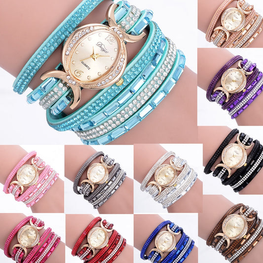 Reloj de Pulsera para Mujer con Brillantes - Elegancia Casual