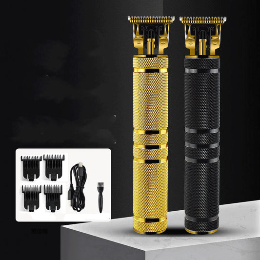 Cortadora Eléctrica de Cabello Estilo Retro con Cabezal de Aceite