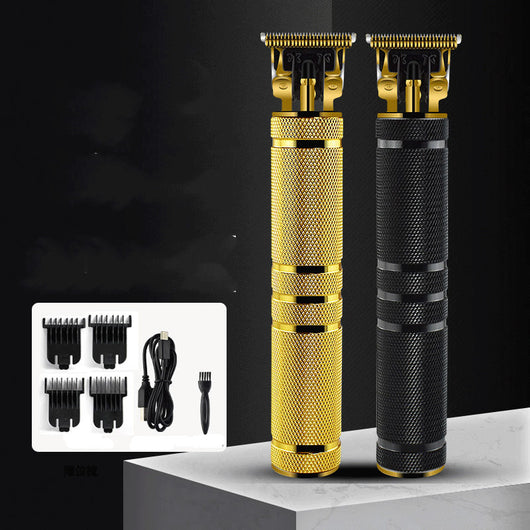 Cortadora Eléctrica de Cabello Estilo Retro con Cabezal de Aceite