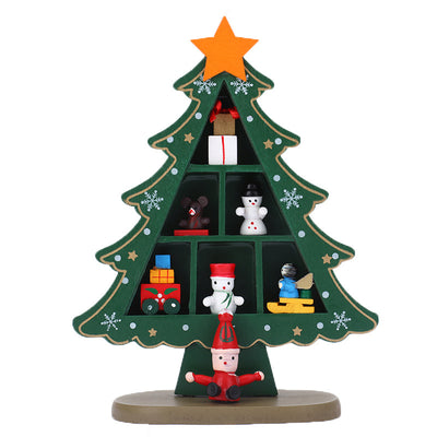 Adornos Navideños de Madera - Escenas Creativas para Árbol - Image 4