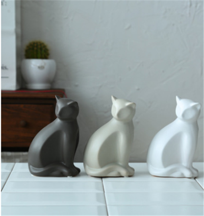 Gato de Cerámica Decorativo con Diseño Infantil - Image 2