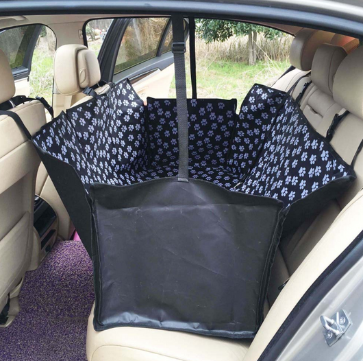 Protector de Asiento de Auto para Mascotas con Arnés de Seguridad Impermeable - Image 2