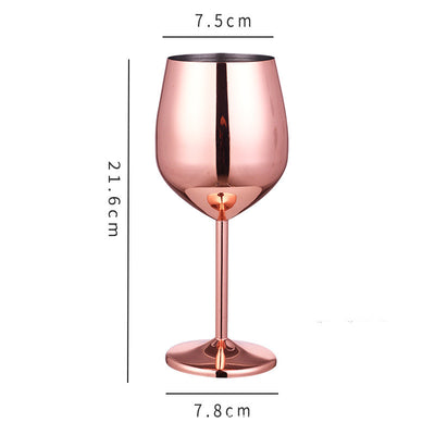 Copas de Champagne y Vino Tinto en Acero Inoxidable - Image 14