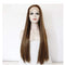 Cabello Castaño Liso Natural