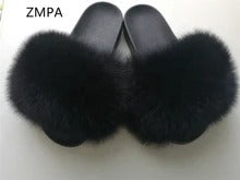 Pantuflas de Piel de Zorro - Chanclas de Lujo - Image 4