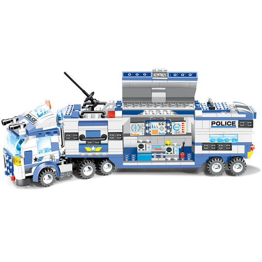 Set de 762 Piezas para Construir Auto Robot Policial de la Ciudad - Image 2