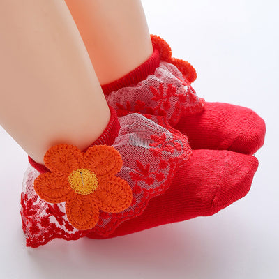 Calcetines Princesa Estilo Coreano para Niñas - Otoño e Invierno - Image 7