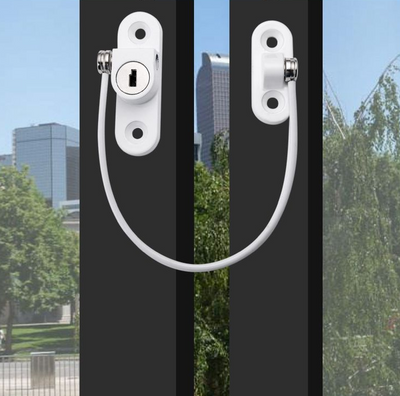 Cerradura de Seguridad para Ventanas con Cadena - Protector Multifuncional para Bebés y Hogar - Image 4