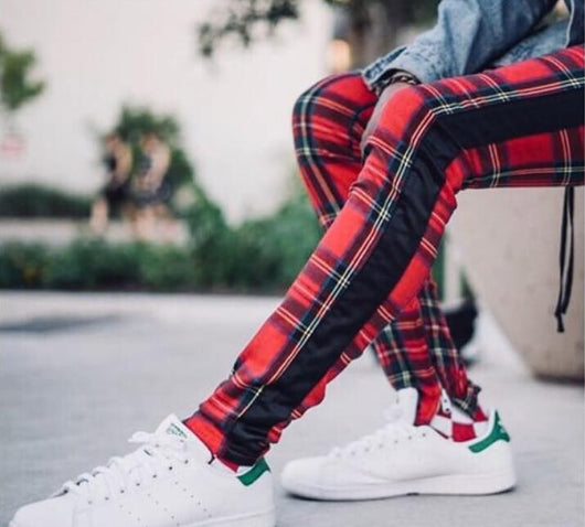Pantalones Casuales de Cuadros con Cierre para Otoño e Invierno - Image 7