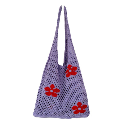 Bolsa de Hombro Mesh Calada Minimalista - Image 3