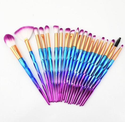 Set de 20 Sombras Multicolor con Brochas Profesionales de Maquillaje - Image 7