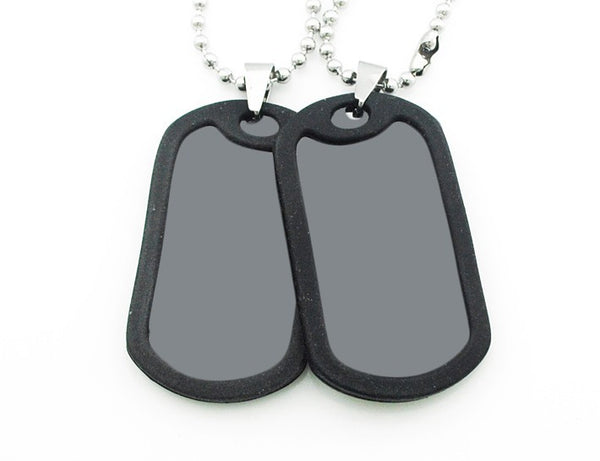 Collar Militar Hombre Acero Titanio - Pendiente Resistente y Elegante - Image 8