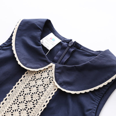 Vestido Elegante con Cuello Bebé - Image 5