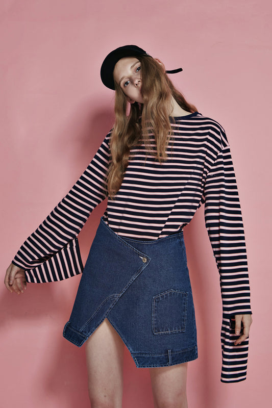 Falda Drap Elegante