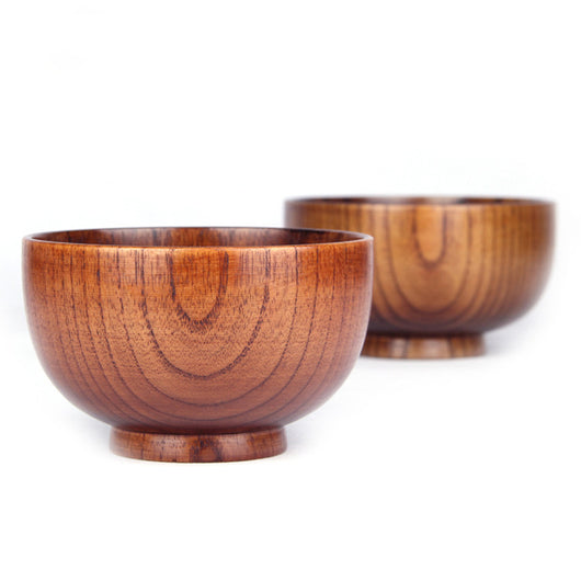 Tazón de Madera Estilo Japonés para Arroz, Sopa y Ensaladas - Image 5
