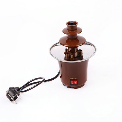 Fuente de Chocolate Mini con Diseño Creativo y Máquina de Fondue con Calefacción