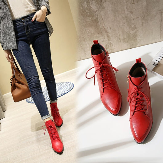 Botines Cortos Estilo Europeo para Mujer - Image 4