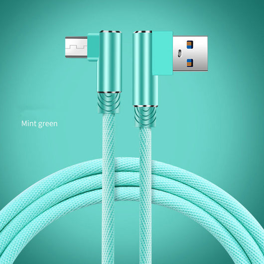 Cable de Carga Rápida Doble Codo para Móviles y Gaming - Image 5