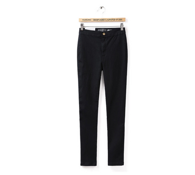 Pantalones Vaqueros Ajustados Elásticos para Mujer - Corte Lápiz Moderno - Image 4