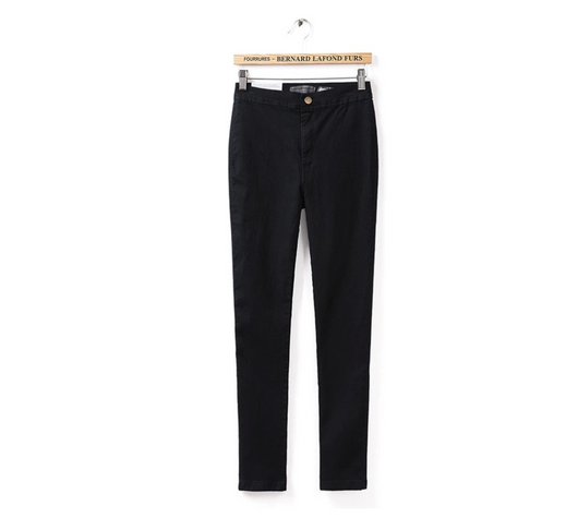 Pantalones Vaqueros Ajustados Elásticos para Mujer - Corte Lápiz Moderno - Image 4