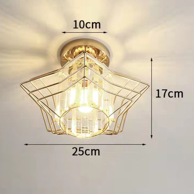 Lámpara de Techo Minimalista de Cristal para Recámara - Image 9