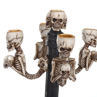 Calavera de Resina para Decoración del Hogar