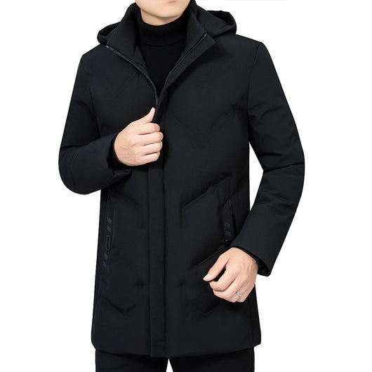 Abrigo de Algodón para Hombre Maduro - Chaqueta de Invierno Casual - Image 2