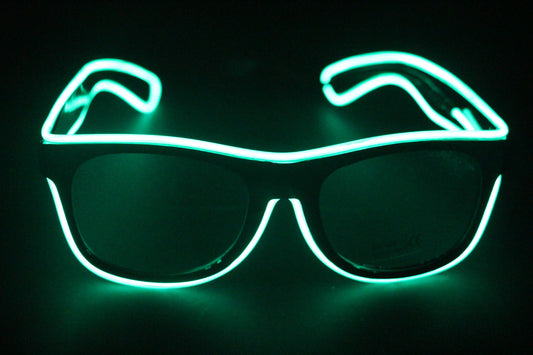 Gafas LED EL Wire 7 Colores Intermitentes - Accesorios Luminosos para Fiestas - Image 2