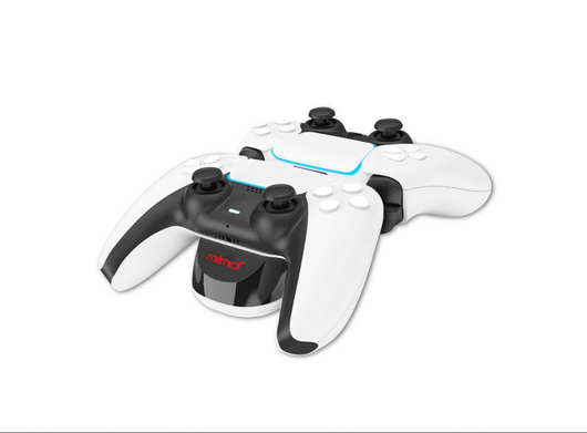 Cargador Dual para Controles PS5 con Base LED y Conexión Inalámbrica - Image 3