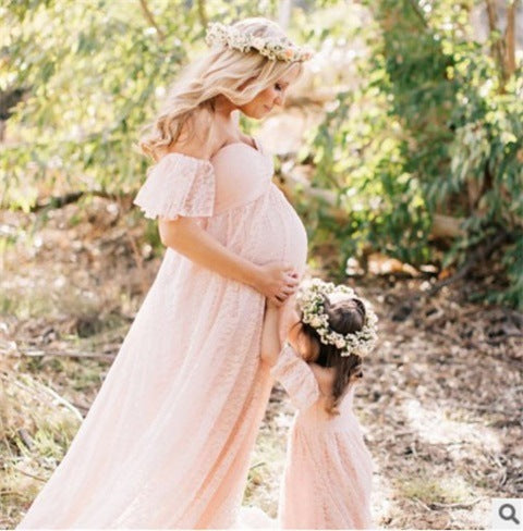Vestido de Novia Asimétrico con Encaje Coreano para Embarazo