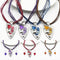 Conjunto de Collar y Aretes Triangulares con Efecto Goteo