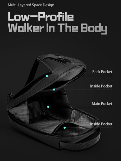 Bolsa Mensajero de Pecho para Hombre con Almacenamiento Inteligente - Image 11