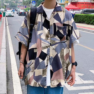Camisa Chaqueta de Manga Corta Estampada - Image 14