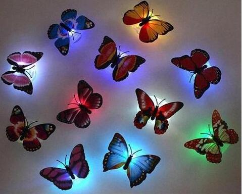 Pack de 12 Luces LED Mariposa Nocturna