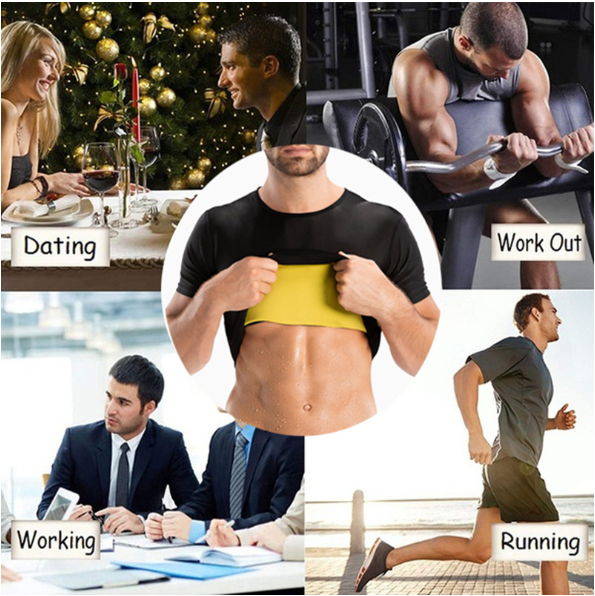 Playera Térmica Reductora de Neopreno para Hombre