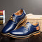 Oxfords Rippled Leather Leu
