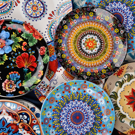 Vajilla Cerámica Bohemia con Diseño Artesanal - Image 2