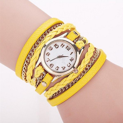 Reloj Pulsera de Cuero PU con Correa Enrollable - Image 14