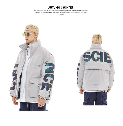Abrigo de Algodón para Hombre con Tecnología de Película Reflectante - Image 3