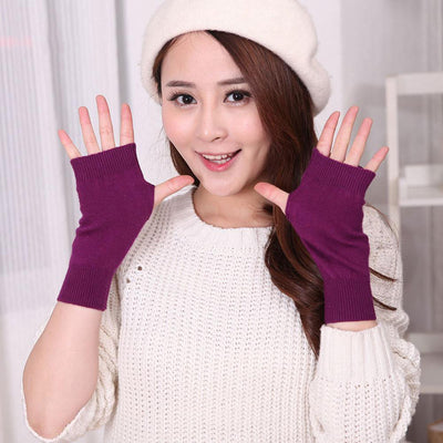Guantes sin dedos térmicos de felpa - Image 6