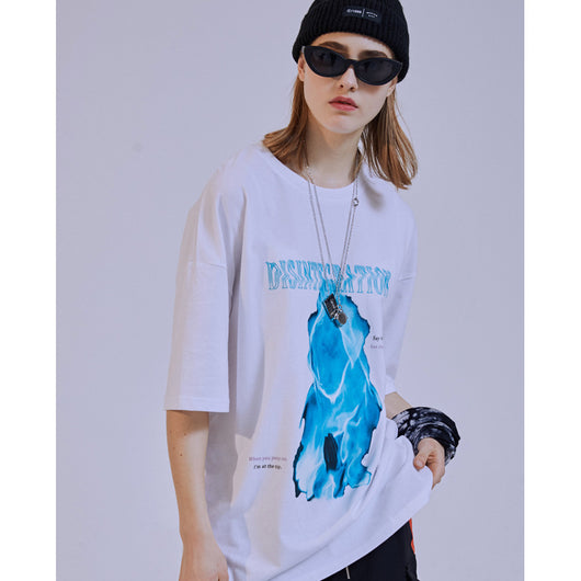 Remera Suelta Estampado Dark Ghost - Image 3