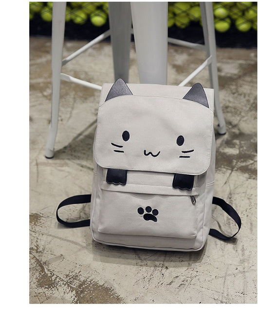 Mochila Escolar Gato Kawaii para Secundaria - Image 9