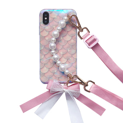 Funda Teléfono Pearl con Cordón Mensajero