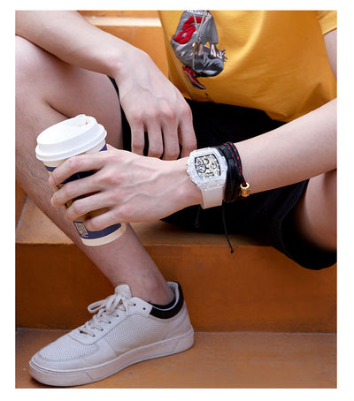 Reloj Unisex con Esfera Transparente y Luz Luminosa - Image 3